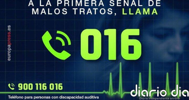 Teléfono de denuncia de malos tratos 016