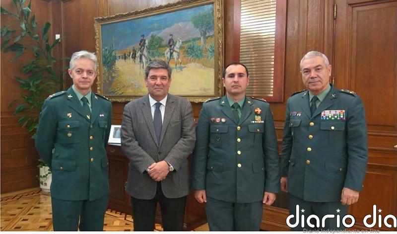 Union de Oficiales de la Guardia Civil reunidos con el Director General de la Benemerita