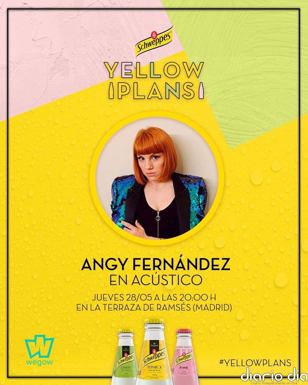 Angy protagoniza este jueves el primer concierto presencial de la fase 1 en Madrid