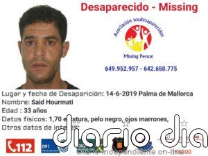 Cajeros automáticos difunden la alerta de desaparición de Said Hourmati en Palma