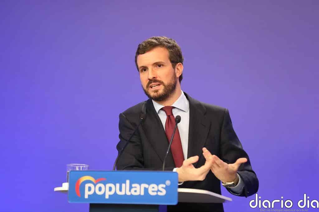 Casado ve una "aberración" que Sánchez se plantee otra prórroga en una desescalada llena de "bandazos"