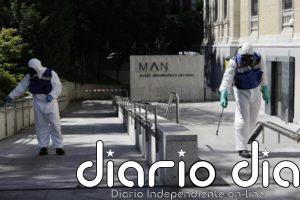 Cultura y la UME desinfectan la Biblioteca Nacional y el Museo Arqueológico