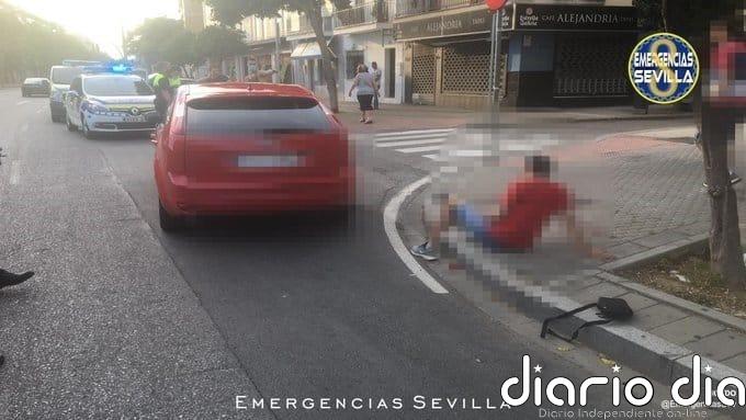 Detenido en Sevilla tras ser atropellado mientras huía después de dar un tirón a mujer e intentar otro poco antes