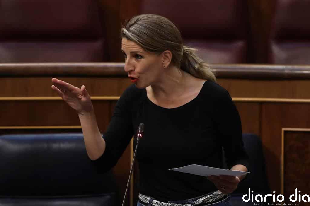 Díaz afirma que la derogación de la reforma laboral sigue su curso