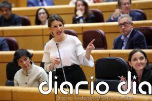 Díaz pide a Cs que se sume para luchar contra la precariedad y dice que la solución no es un contrato único