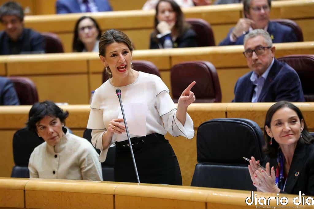 Díaz pide a Cs que se sume para luchar contra la precariedad y dice que la solución no es un contrato único