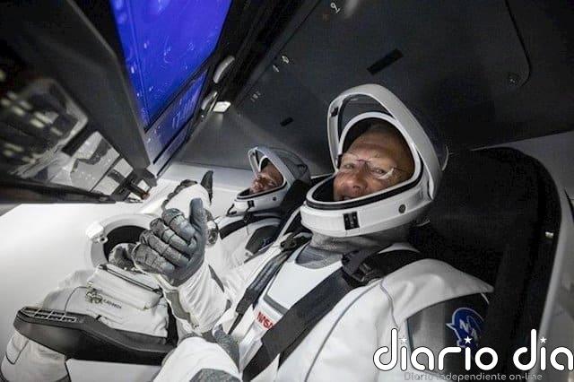 Dos astronautas parten a la Estación Espacial en una Crew Dragon de SpaceX