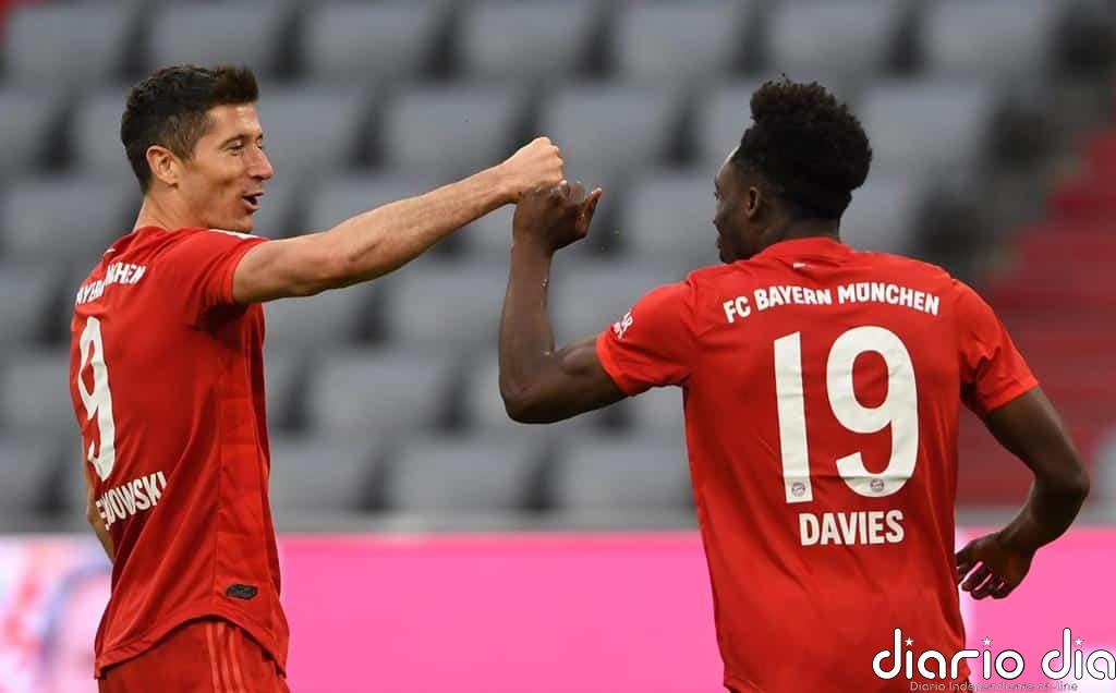 El Bayern ata el título con una exhibición