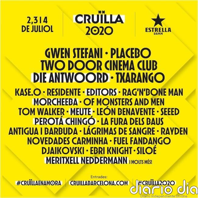 El Festival Cruïlla de Barcelona se aplaza a 2021 y tendrá este julio una edición "XXS"