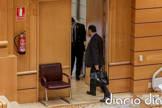 Ábalos afirma que el 8M el Gobierno desconocía la dimensión exacta del coronavirus en España El ministro de Transportes, Movilidad y Agenda Urbana, José Luis Ábalos, a su salida del pleno de control al Gobierno en el Senado. En Madrid (España) a 19 de mayo de 2020.