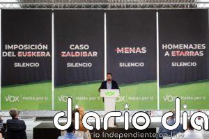 Abascal reitera en Euskadi su intención de ilegalizar a los partidos que quieren "destruir la unidad nacional"