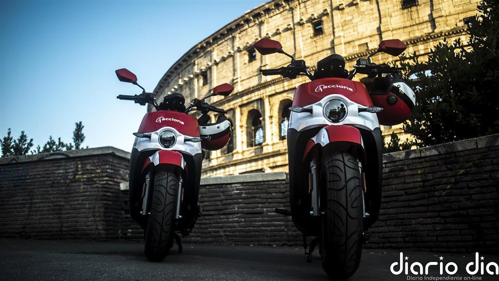 Acciona entra en Roma con su servicio de 'motosharing'