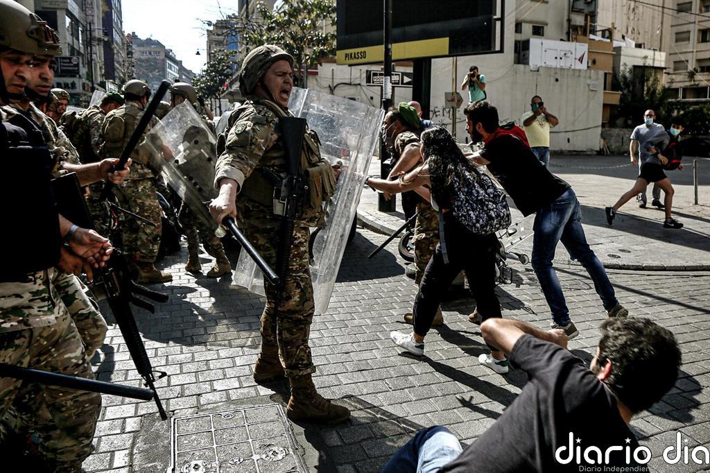 Al menos 36 personas han sido detenidas en las protestas celebradas en Líbano el fin de semana
