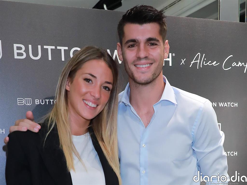 Alice Campello y Álvaro Morata celebran su aniversario más especial