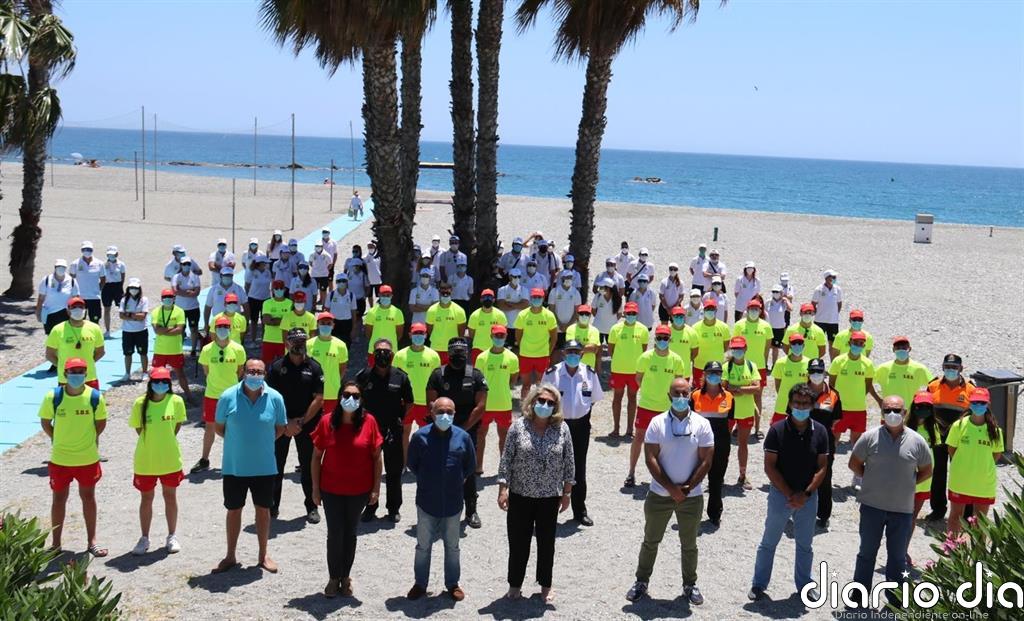 Almuñécar (Granada) cuenta con 78 vigilantes y casi 40 socorristas en sus playas