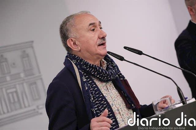Álvarez (UGT) cree que hay que reactivar el consumo inmediatamente para salvar empleos que "están en el aire"