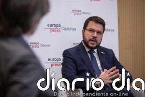 Aragonès avisa a Sánchez de no se puede apoyar a la vez en Cs y en ERC