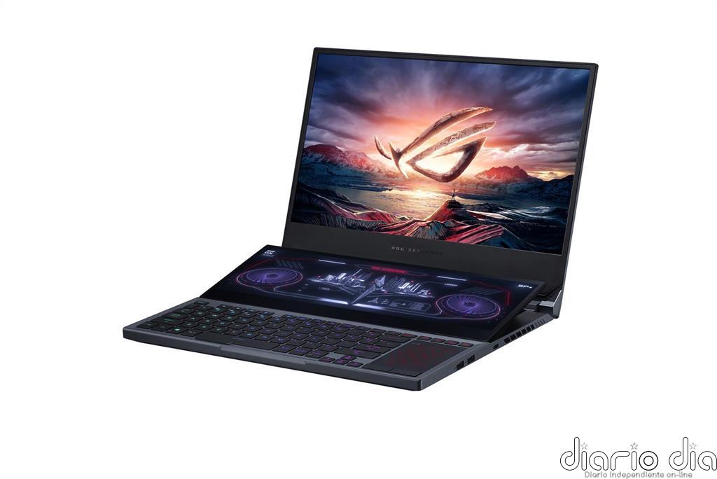 Asus lanza su nuevo portátil 'gaming' Zephyrus Duo 15 ultrafino y con doble pantalla