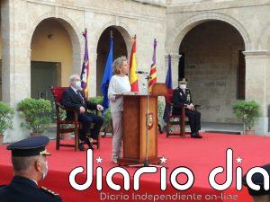 Calvo ensalza el "papel ejemplar y crucial" de Policía en la jura de la nueva promoción de agentes en Baleares
