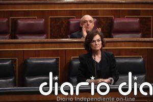 Calvo ve en la mesa de diálogo con Cataluña "la única forma de encontrar una salida" y el PP pregunta: "¿A qué precio?"