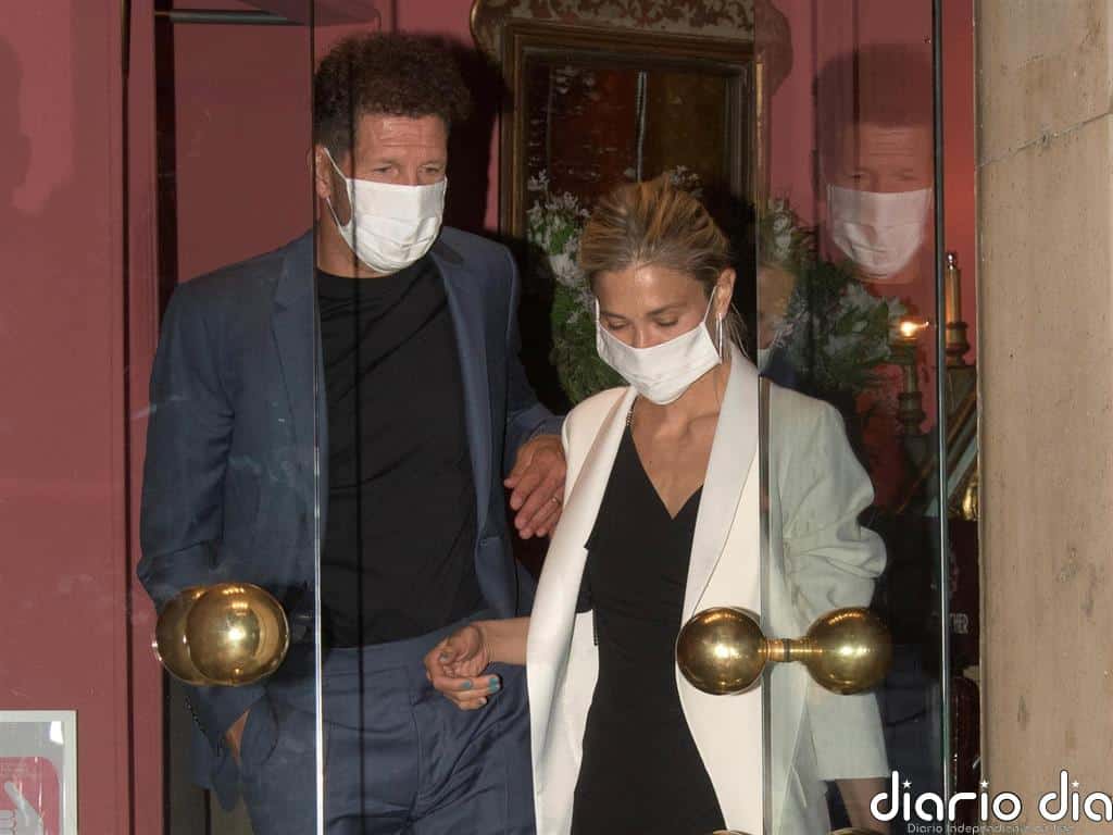 Carla Pereyra y Diego Simeone disfrutan de su cena más romántica