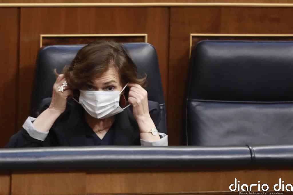 Carmen Calvo acusa a las CCAA del retraso en el pago de los ERTEs: "Muchas no han hecho su parte previa del trabajo"