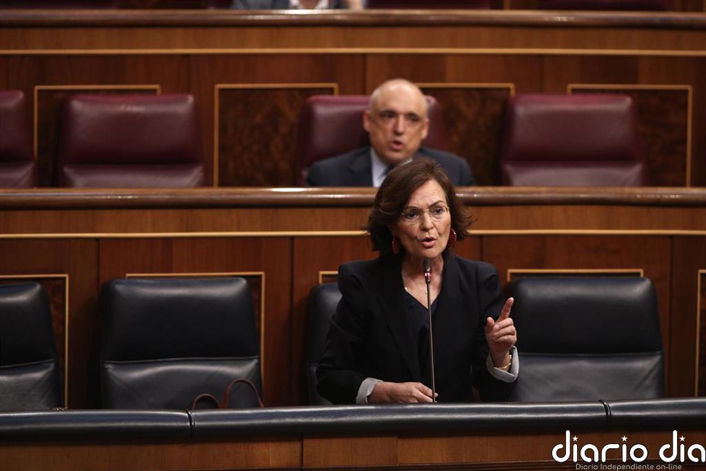 Carmen Calvo renuncia a defender a Felipe González en el Congreso tras señalarle Bildu como "el señor X" de los GAL