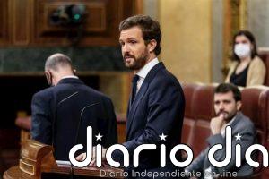 Casado culpa a Sánchez de las "purgas" en la Benemérita y dice que protege a Marlaska porque le sirve de "escudo humano"