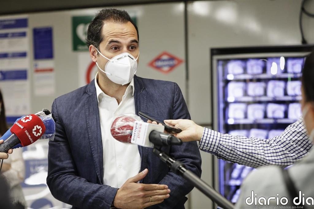 Aguado niega que Metro sea un foco de contagio y asegura que la Comunidad está "en condiciones" de controlar el virus