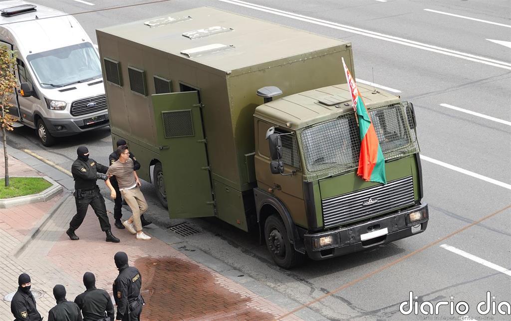 Al menos 114 detenidos en las protestas del sábado en Bielorrusia