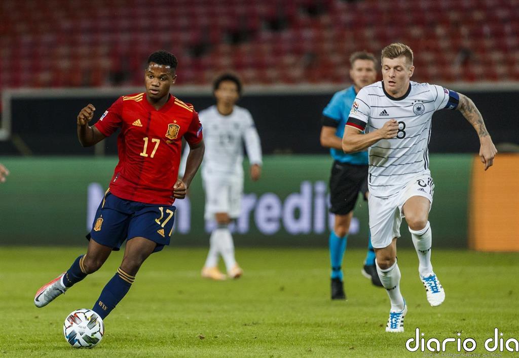Ansu Fati quema otra etapa con su debut con la selección