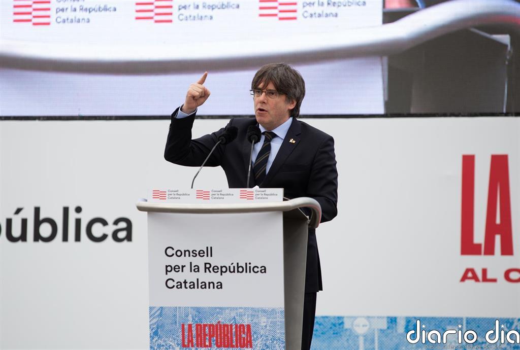 Carles Puigdemont acusa al Estado de optar por la "confrontación" y no la negociación