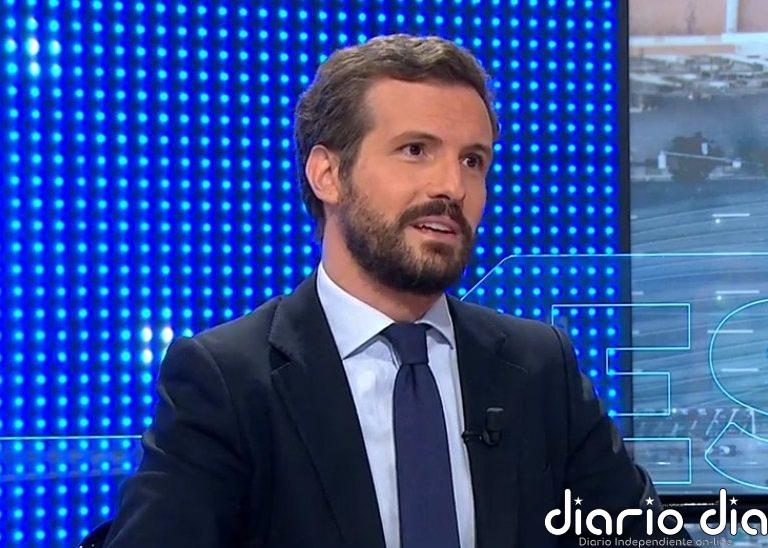 Casado irá a Moncloa "a escuchar" pero no negociará los PGE si Sánchez no rompe con Podemos: "A mí no me presiona nadie"