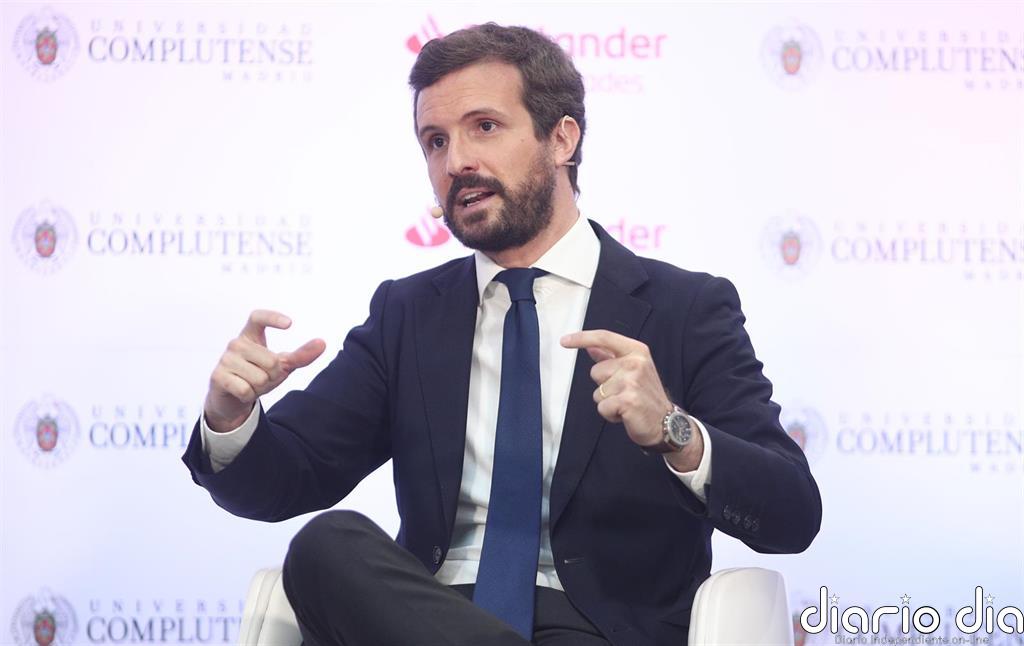 Casado llevará a sus hijos al colegio pero asegura que la reapertura de aulas está siendo un "caos"