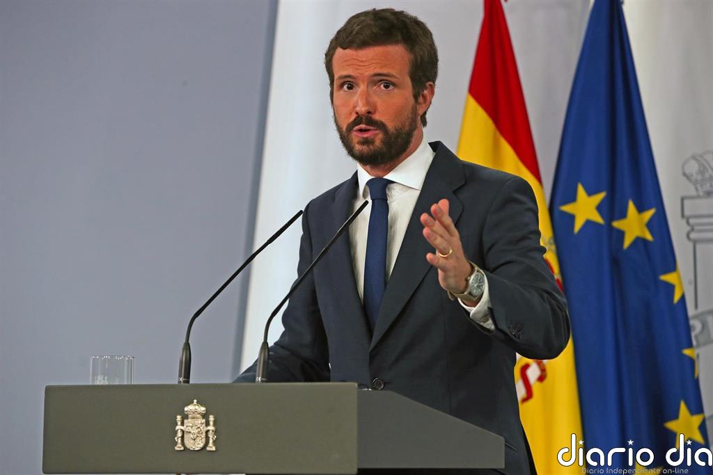 Casado pide "criterio empresarial" en la fusión de Bankia y CaixaBank "sin menoscabo" al dinero del contribuyente