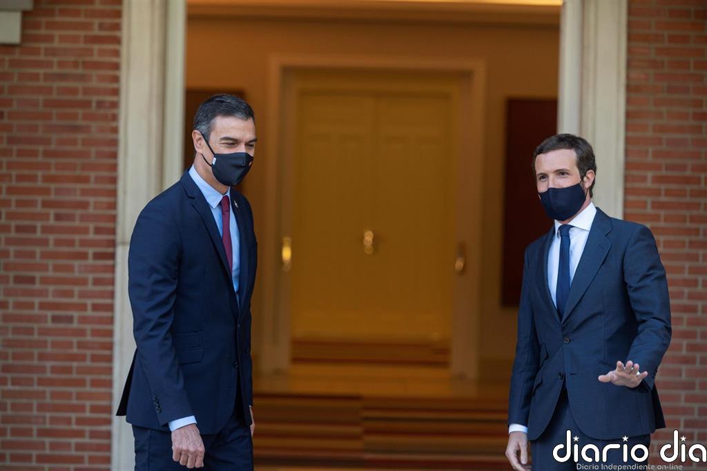 Casado rechaza apoyar los PGE y renovar instituciones, pero propone una Agencia de Recuperación que Sánchez estudiará
