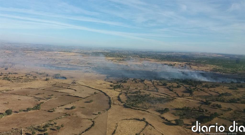 Controlado el incendio en Trabanca (Salamanca), que afecta a 10 hectáreas, y activos otros seis