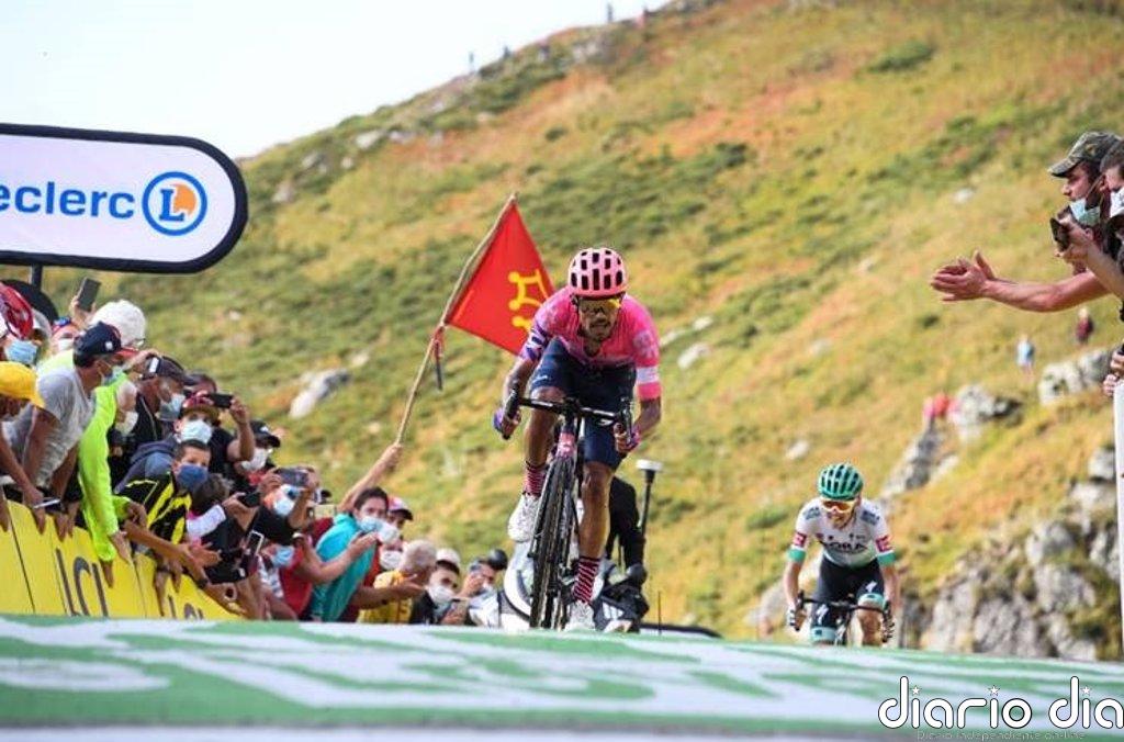 Daniel Martínez gana en la cumbre de Puy Mary Chantal y Roglic sigue líder