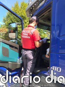 Denunciado un camionero en Sunbilla por positivo en droga y llevar una niña sin el cinturón de seguridad