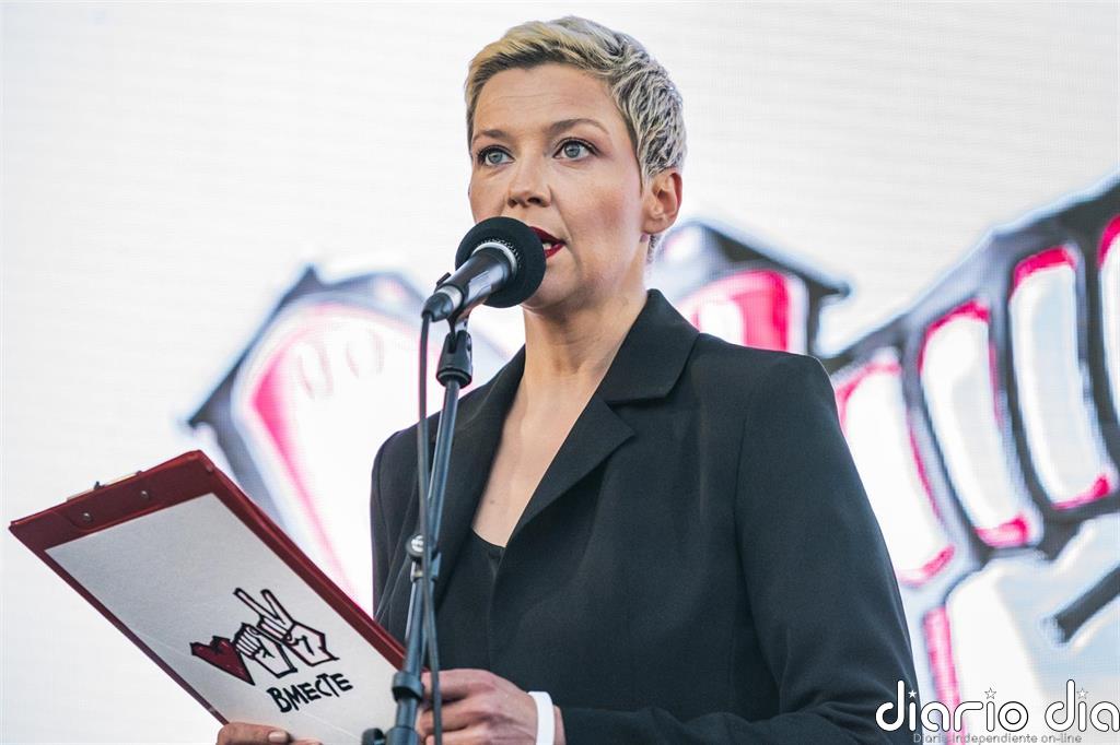 Detenida en Minsk la dirigente opositora bielorrusa Maria Kolesnikova