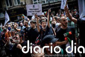 Detenidas más de 60 personas durante la protestas para exigir la dimisión del primer ministro de Bulgaria