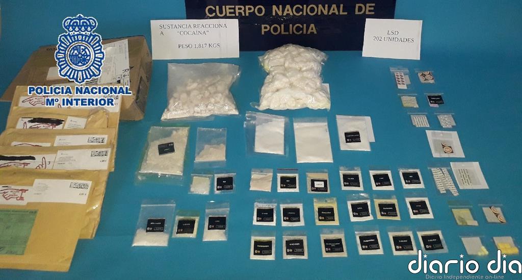 Detenido un hombre que enviaba droga a Estados Unidos por correo postal desde Fuengirola (Málaga)
