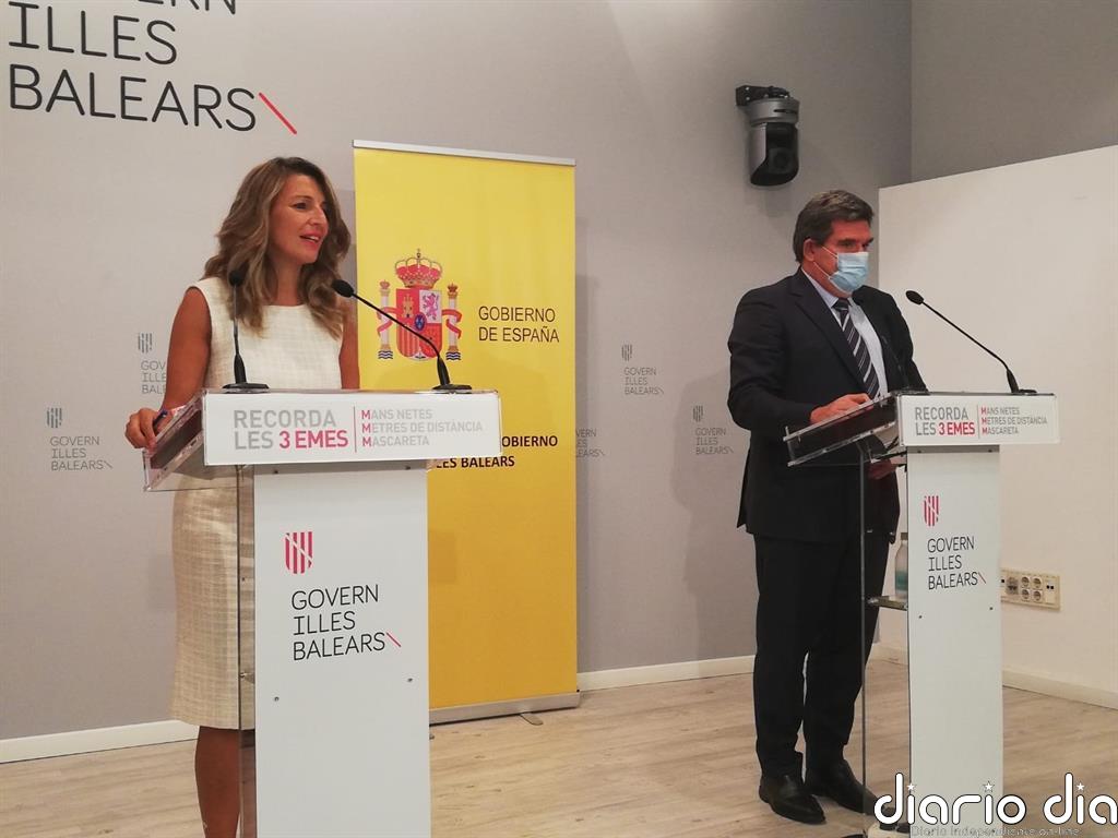 Díaz y Escrivá confían en alcanzar un acuerdo definitivo sobre los ERTE sin dejar a nadie atrás