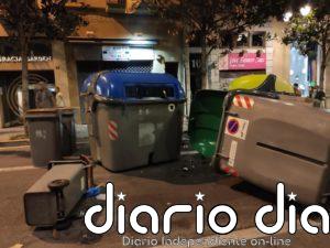 Dos detenidos por quemar contenedores en Barcelona en la Diada