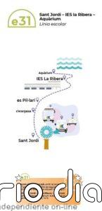 Dos rutas escolares de EMT Palma operarán a partir del lunes con destino al IES sa Ribera y al IES Junípero Serra