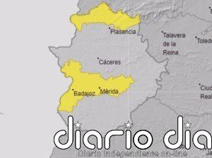 El 112 activa la alerta amarilla por altas temperaturas este sábado en las Vegas del Guadiana y Norte de Cáceres