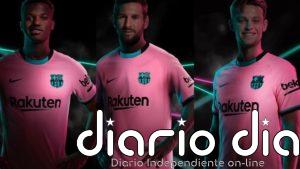 El amanecer inspira la tercera camiseta, en rosa y verde, del Barça