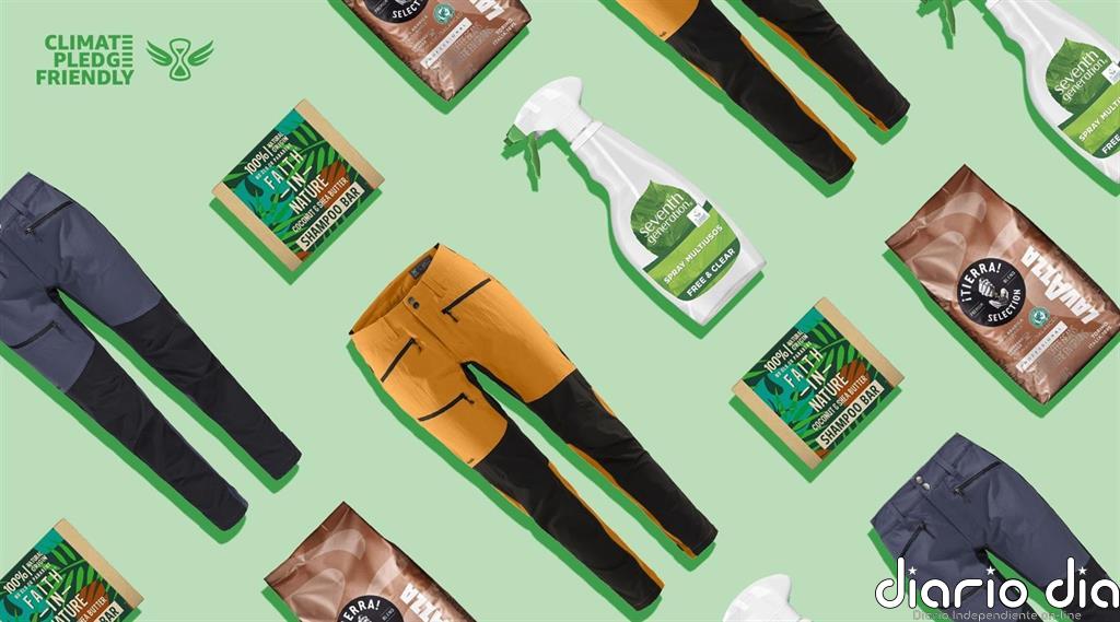 Amazon lanza una iniciativa en Europa para ayudar a los clientes a encontrar y comprar productos sostenibles