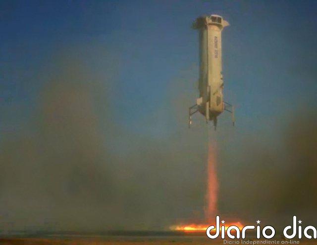 Blue Origin prueba con éxito nueva tecnología de alunizaje de la NASA