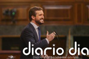 Casado justifica su "abstención crítica" en la alarma porque el PP no puede "avalar el atropello legal" de Sánchez